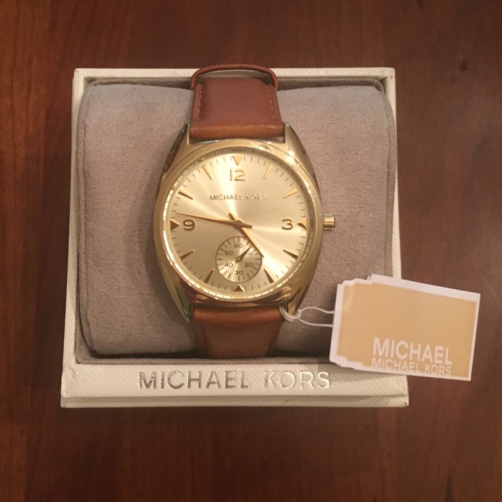 NWT Michael Kors Slim Runway Watch